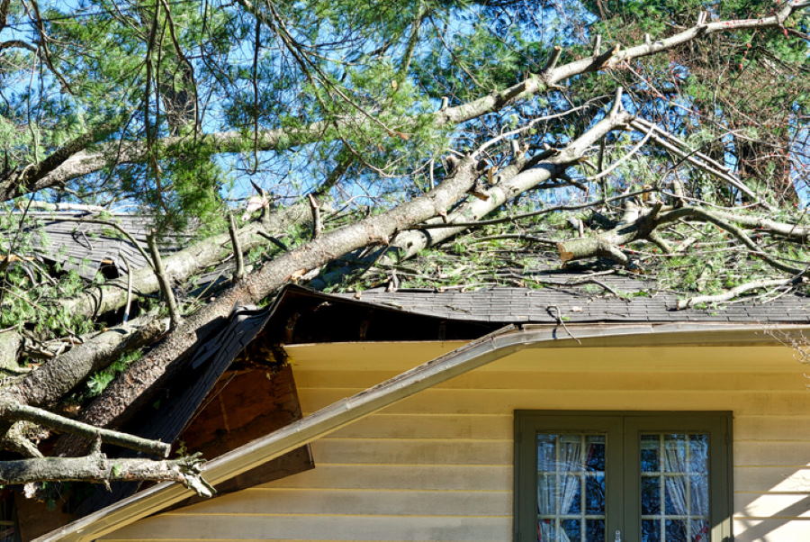Storm Damage by Imperial Roofing by Trinity Builders