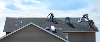 Roof Installation by Imperial Roofing by Trinity Builders